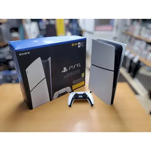 کنسول بازی سونی مدل PlayStation 5 Slim Digital Edition ظرفیت 1 ترابایت ریجن 2016B اروپا به همراه دسته اضافی و پایه شارژر (6)